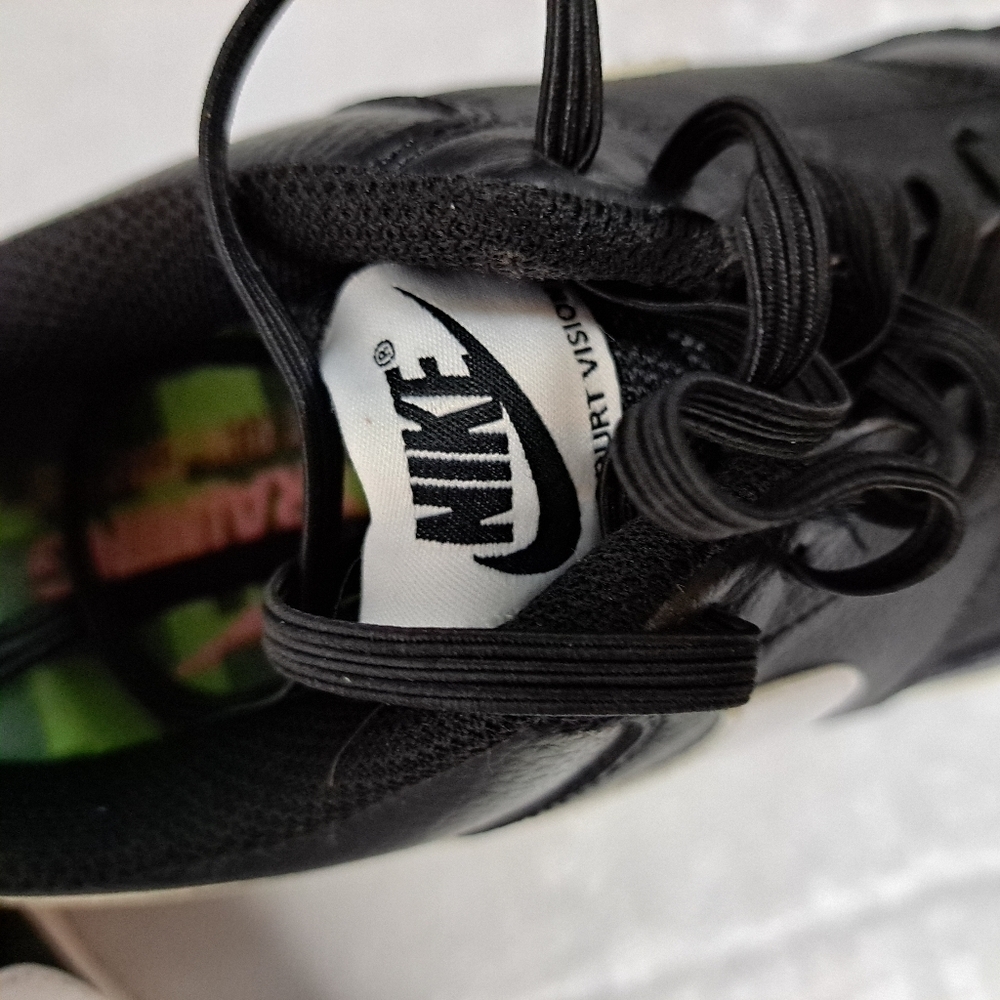 Nike Court Vision Low Black White Sneakers - Picture 6 of 9